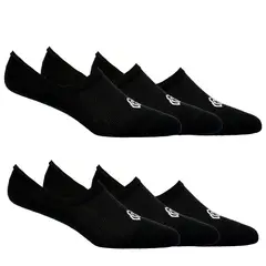 BSOUL - Pack 6 Calcetines No Show Cut Hombre Negro