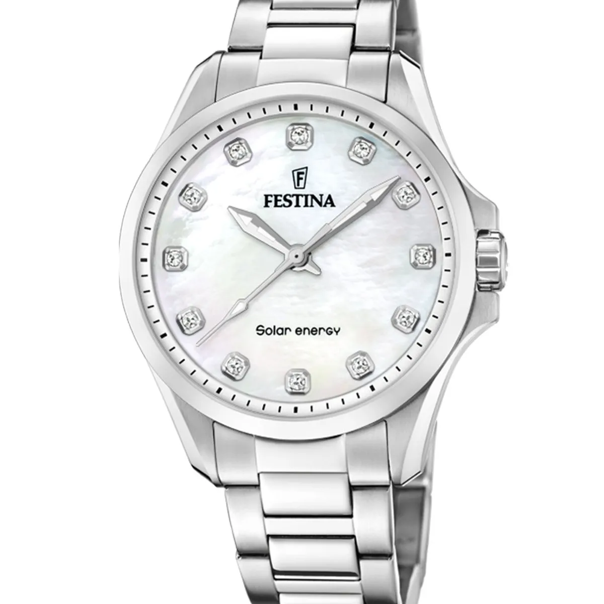 FESTINA - Reloj F20654/1 Festina Crema Mujer Solar Energy