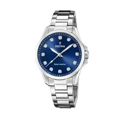FESTINA - Reloj F20654/4 Azul Mujer Solar Energy