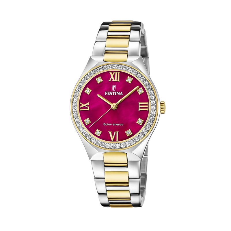 FESTINA - Reloj F20659/3 Festina Rojo Mujer Solar Energy