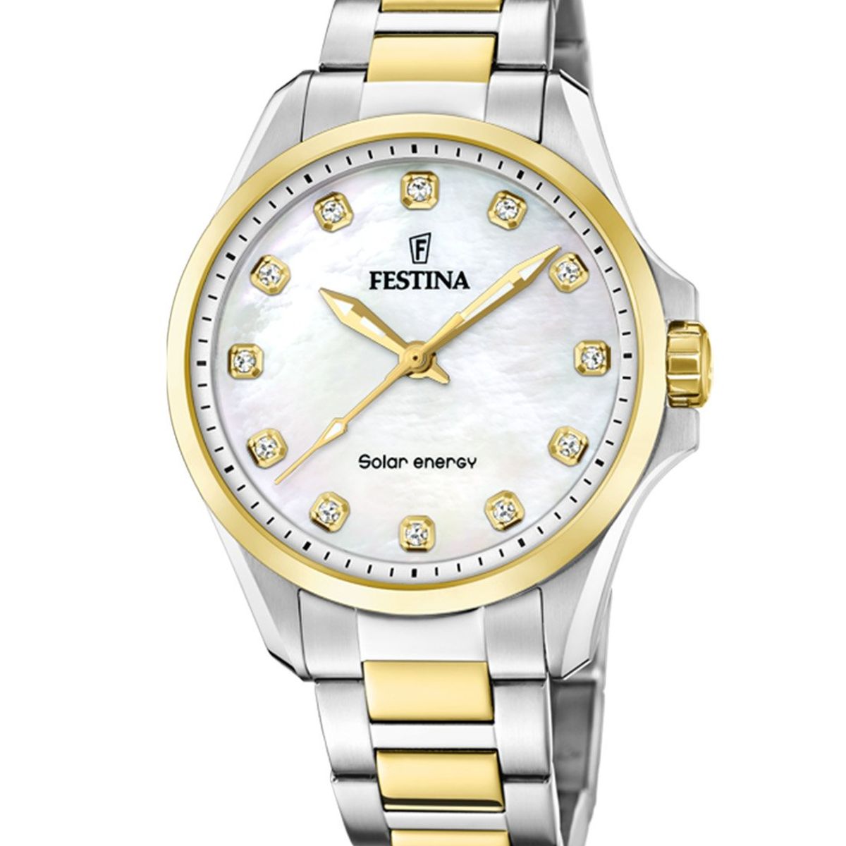 FESTINA - Reloj F20655/1 Festina Crema Mujer Solar Energy