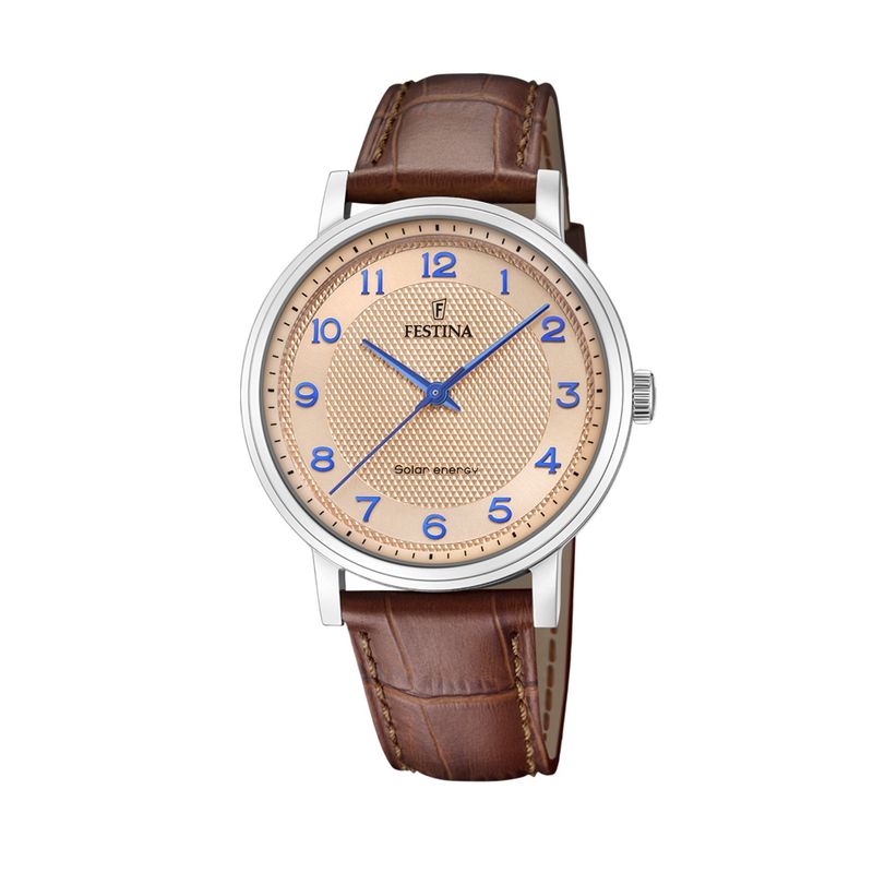 FESTINA - Reloj F206602 Cuero Festina Hombre Solar Energy