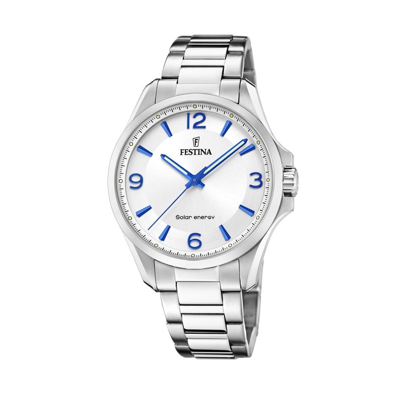 FESTINA - Reloj F20656/1 Festina Plateado Hombre Solar Energy