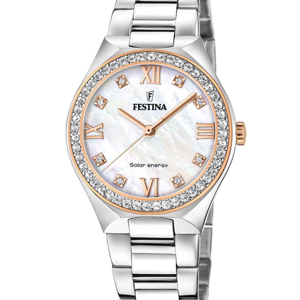 FESTINA - Reloj F20658/1 Festina Crema Mujer Solar Energy