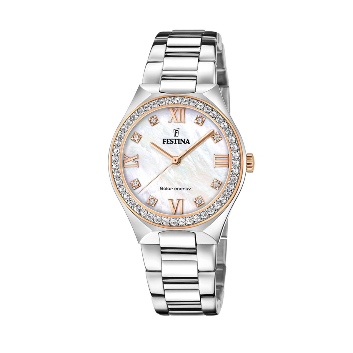 FESTINA - Reloj F20658/1 Festina Crema Mujer Solar Energy