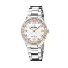 FESTINA - Reloj F20658/1 Crema Mujer Solar Energy