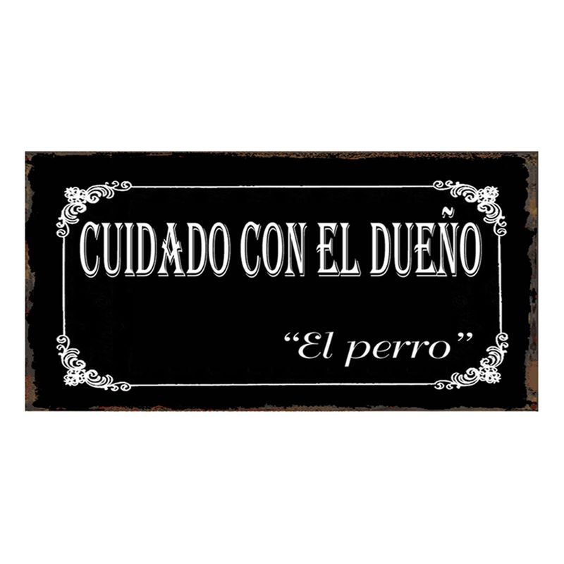 GENERICO - CARTEL  CUIDADO CON EL DUEÑO...