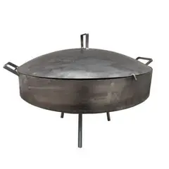 KAS - Disco Paellera para Cocimiento o Asado con Borde Alto