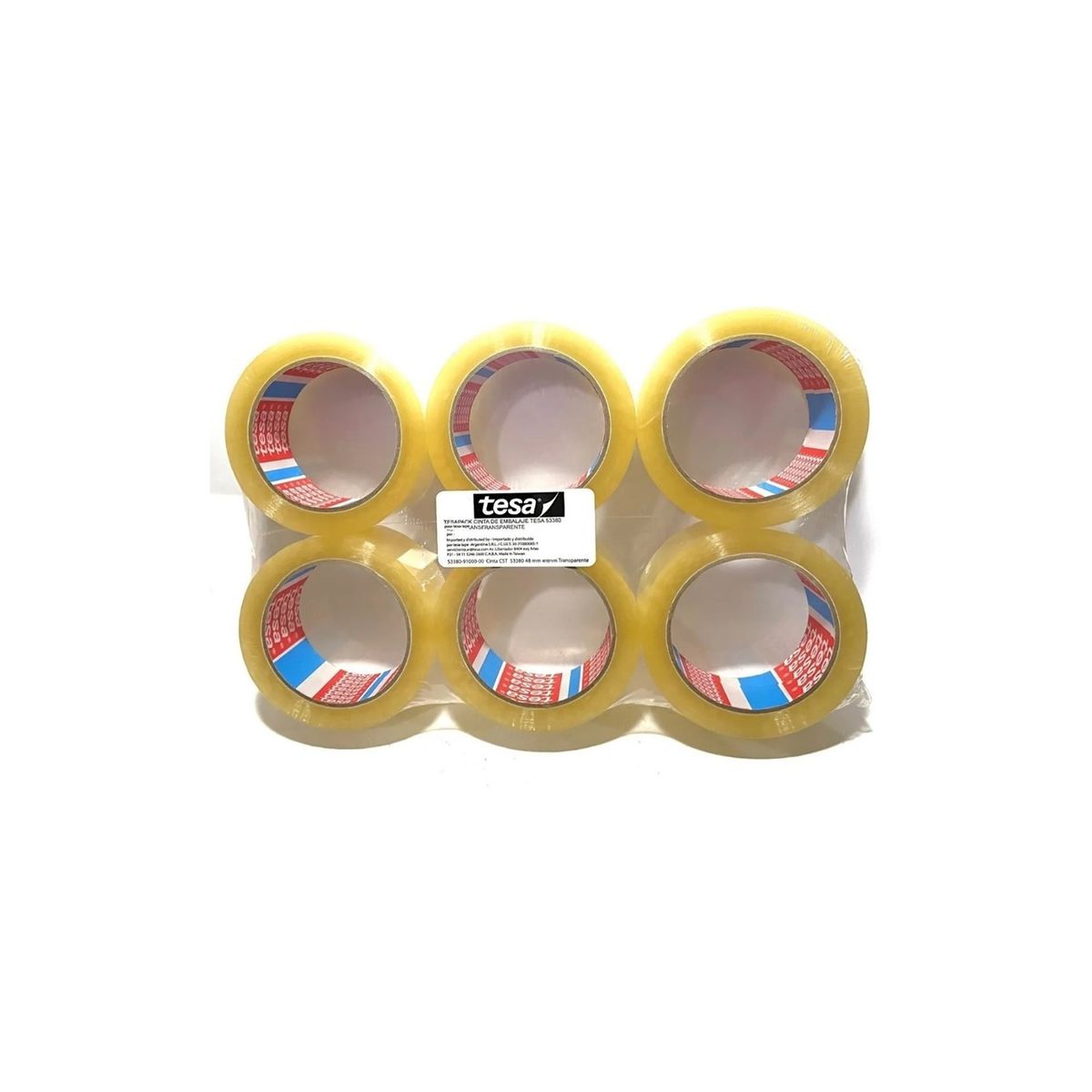 TESA - Pack Tesa 6 Cintas De Embalajes 100 Mts X 48mm