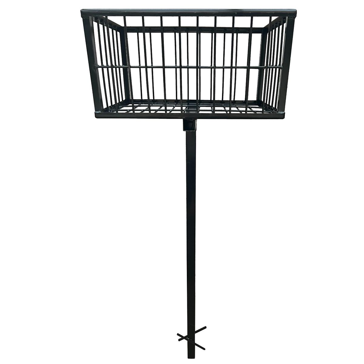 KAS - Basurero de Fierro para Calle Exterior o Jardín 60x40x30 cm