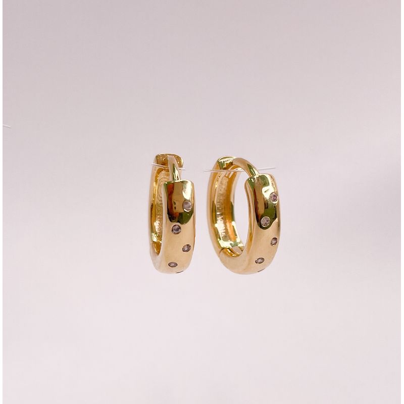 GENERICO - Aros Mujer Argolla Kimi 8 mm Philippa Joyas