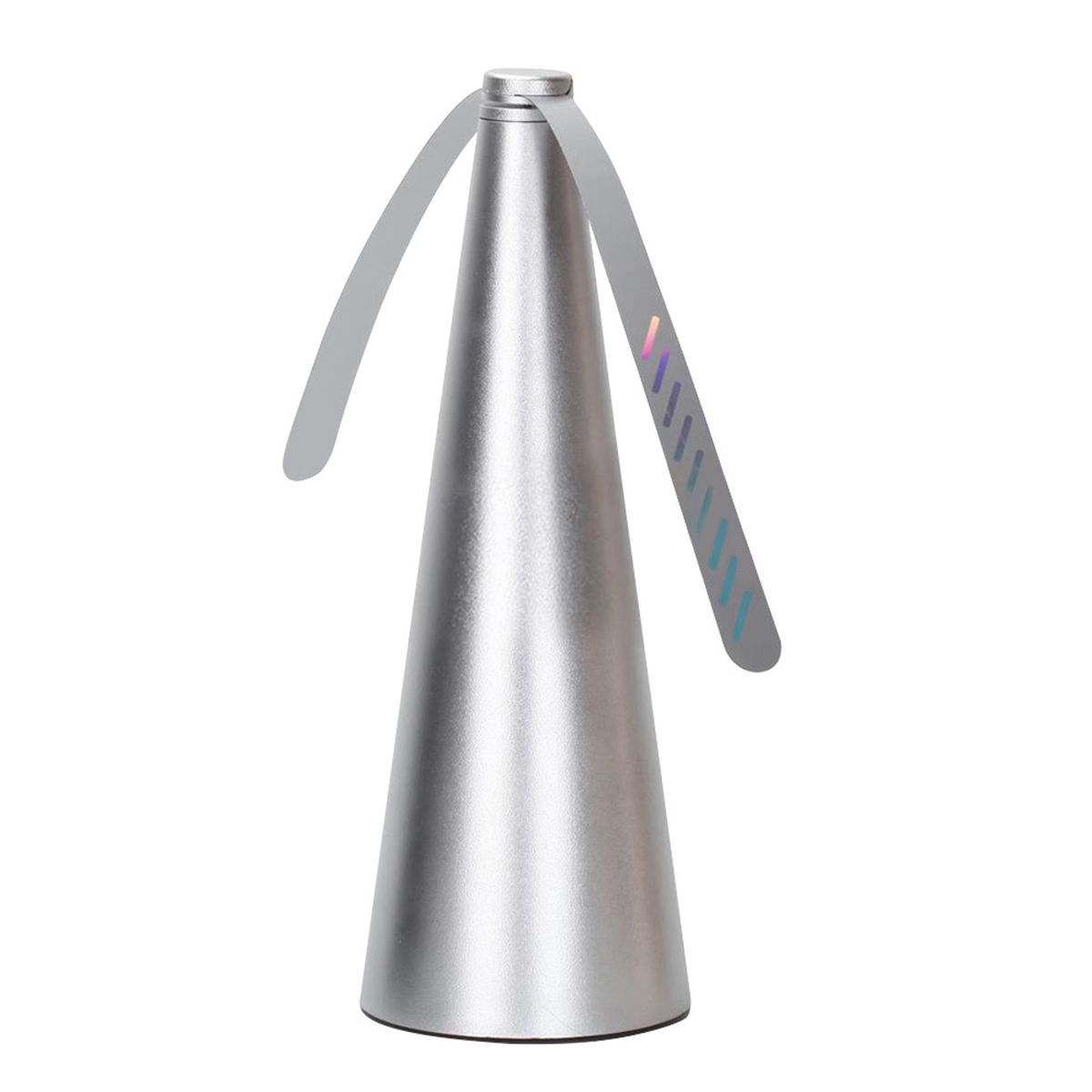 KUANGYE - Abanico Ventilador Repelente De Moscas Portatil- Color Plata