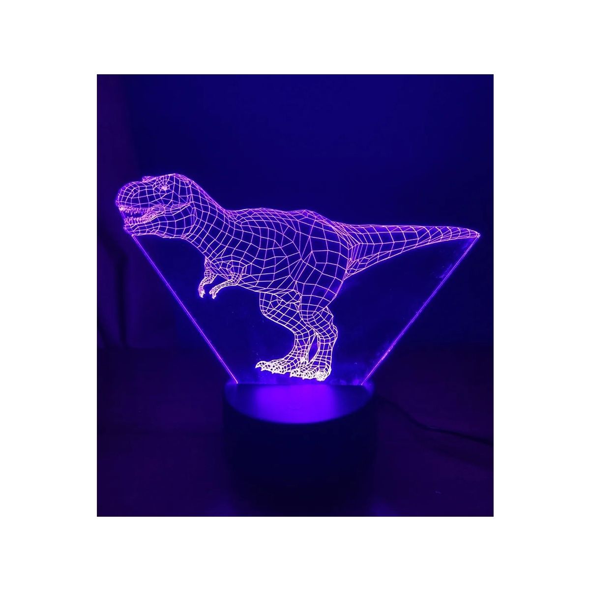 KUANGYE - Lampara 3d De Dinosaurio T-rex