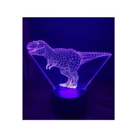 Lampara 3d De Dinosaurio T-rex