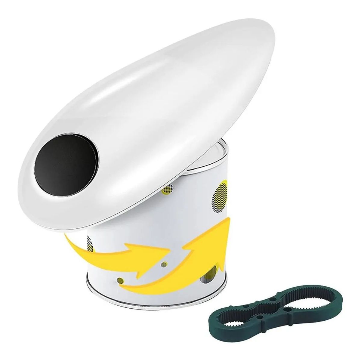 KUANGYE - Abrelatas Electrico Abridor De Latas Con Abre Botellas