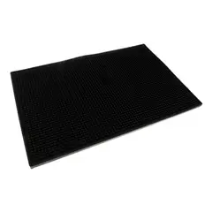KUANGYE - Goma Bar Negra 45 X 30 Cm Escurridor Vaso Copas