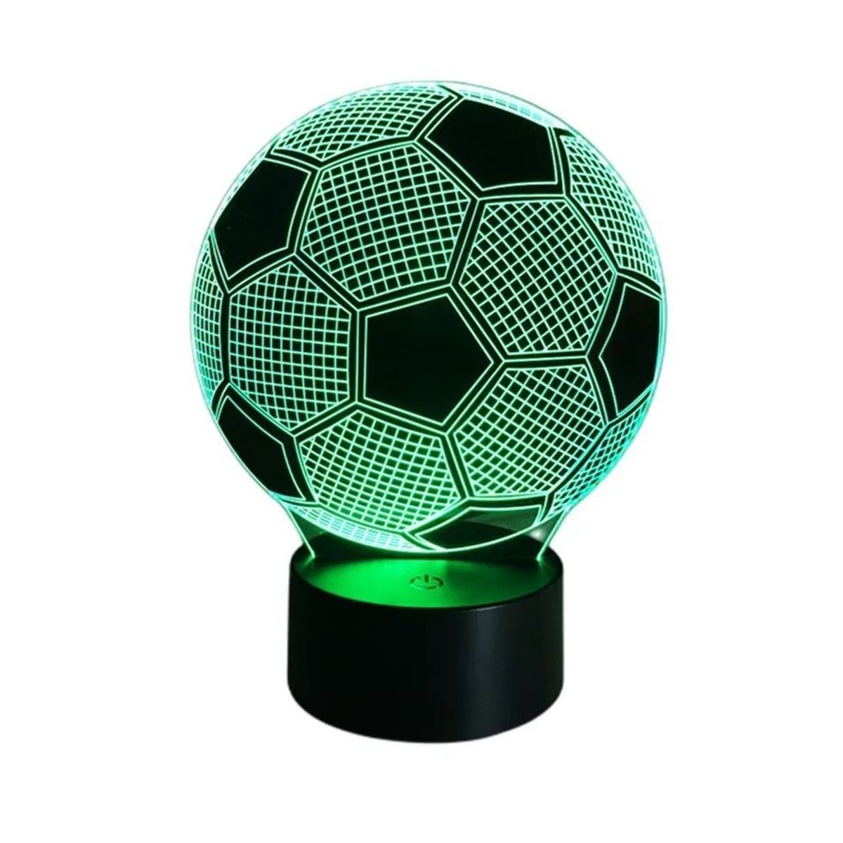 KUANGYE - Lampara Ilusión 3d Balón De Fútbol