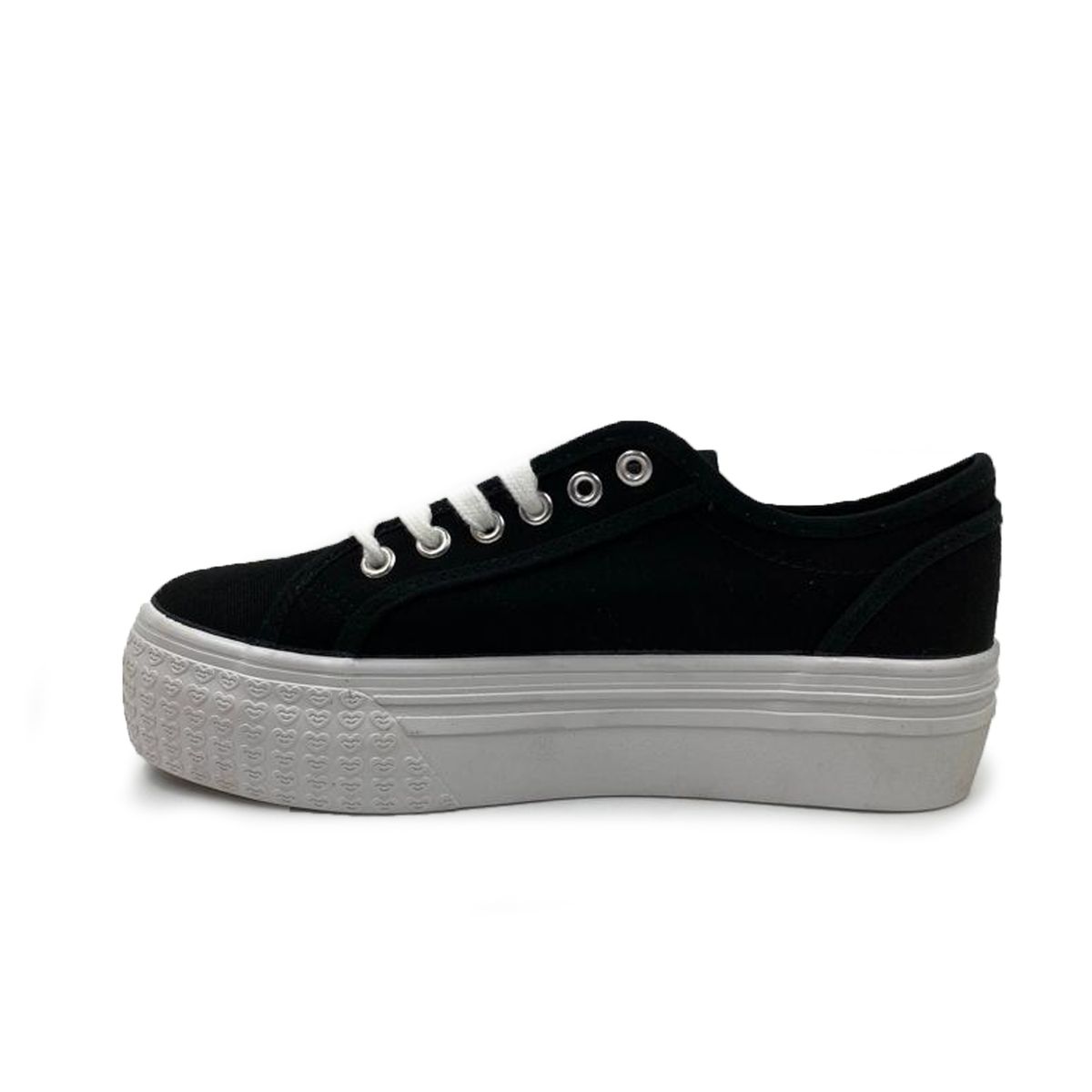 GENERICO - Zapatilla Negra Lona