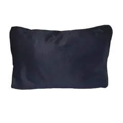 DCOBRE - 1 FUNDA ALMOHADA COLOR NEGRO CARDADA  Y COBRE VERDADERO