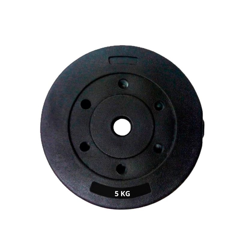 LUMAX - Disco Cementado Para Barra Mancuernas O Banco 5kg