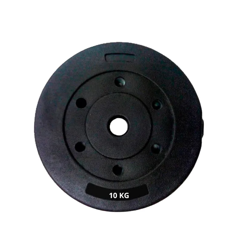 LUMAX - Disco Cementado Para Barra Mancuernas O Banco 10kg