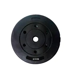 LUMAX - Disco Cementado Para Barra Mancuernas O Banco 25kg