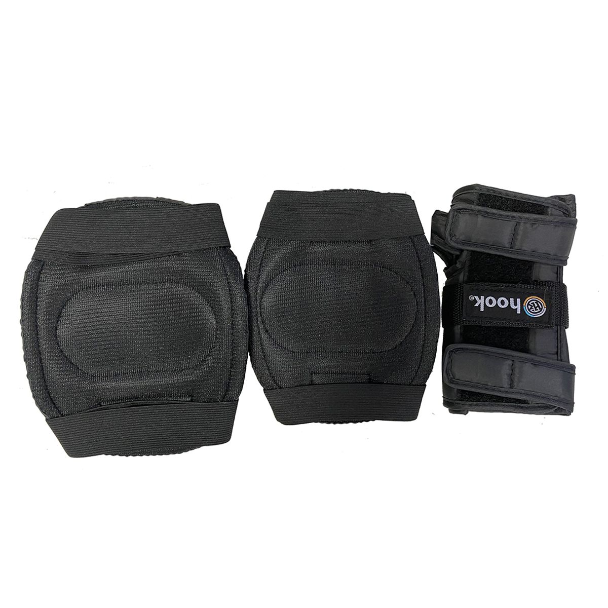 HOOK - Set De Protecciones (rodilla-codo-muñeca) 309 Negra S