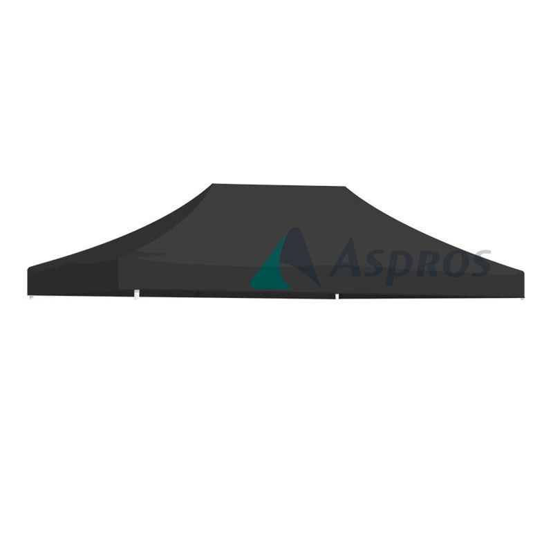 GENERICO - Lona de Repuesto para Toldo Plegable 2x3 Negro