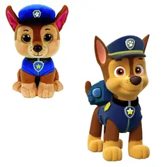 GENERICO - Peluche Paw Patrol Chase - Patrulla Canina - 17cm