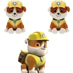 GENERICO - Peluche Paw Patrol Rubble - Patrulla Canina - 17cm