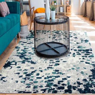 Imagen 2 del producto Alfombra Florida Azul 120 X 180 Cm