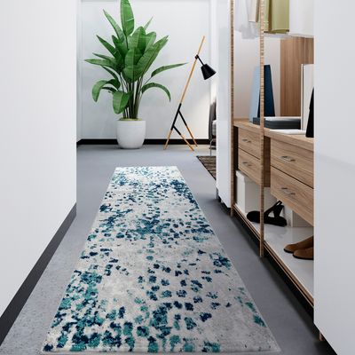 Imagen 2 del producto Alfombra Pasillo Florida Azul 70 X 230 Cm