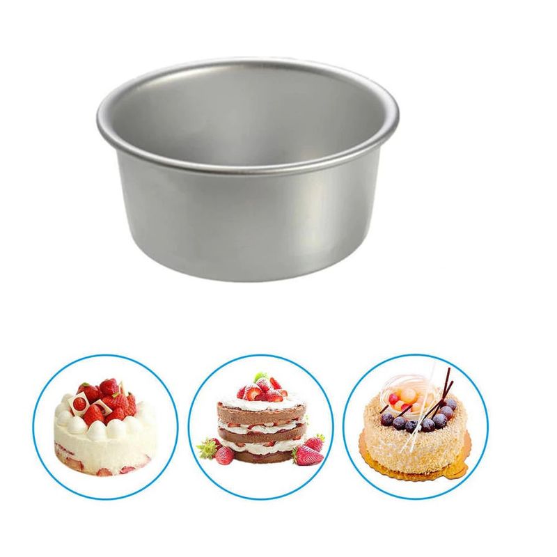 GENERICO - Molde de Torta Molde Queque Molde Aluminio fijo molde torta 16x10cm