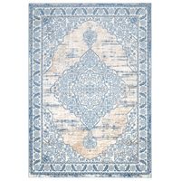 ALFOMBRA FLORIDA AZUL 200 x 290 cm