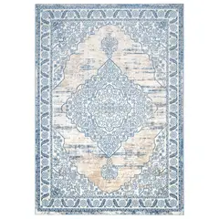 MODA ALFOMBRAS - ALFOMBRA FLORIDA AZUL 200 x 290 cm