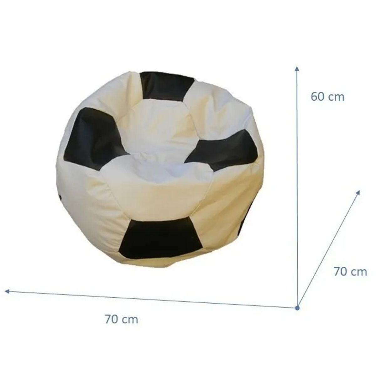 REHUCE - Puff Futbol tamaño M