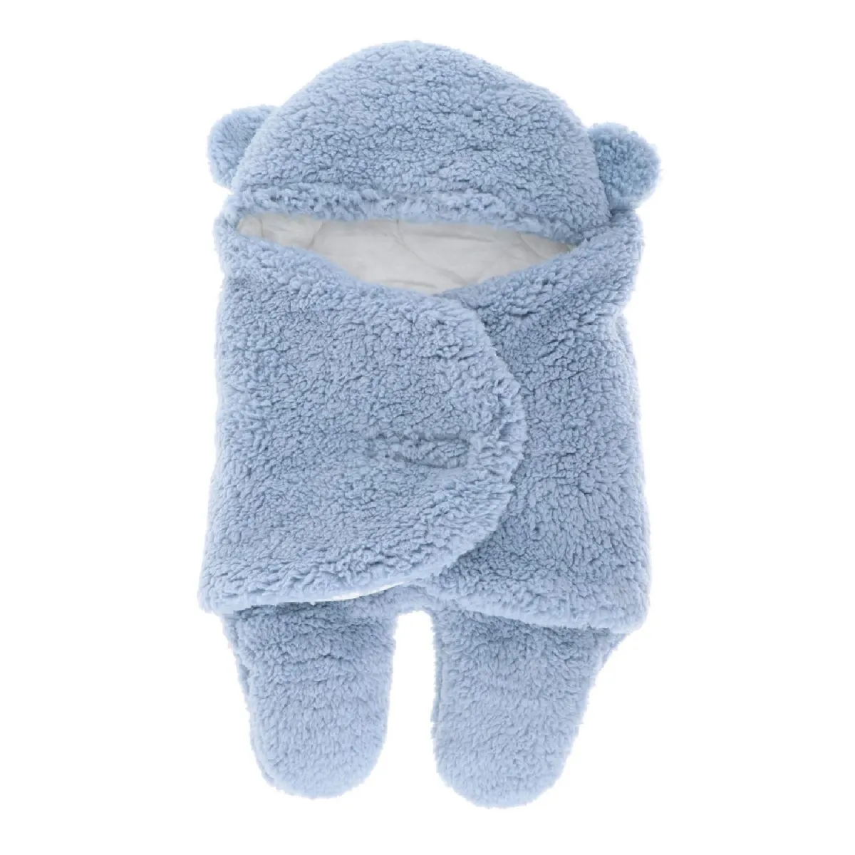 MON PETIT - Manta Bebe Premium Saco Recien Nacido Enterito Suave Osito