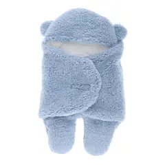 MUNDO ONLINE - Manta Bebe Premium Saco Recien Nacido Enterito Suave Osito