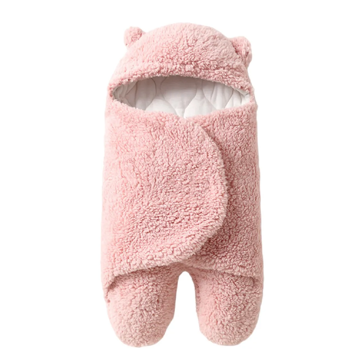 MON PETIT - Manta Bebe Premium Saco Recien Nacido Enterito Suave Osito