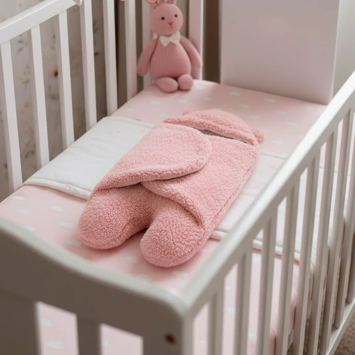 MON PETIT - Manta Bebe Premium Saco Recien Nacido Enterito Suave Osito