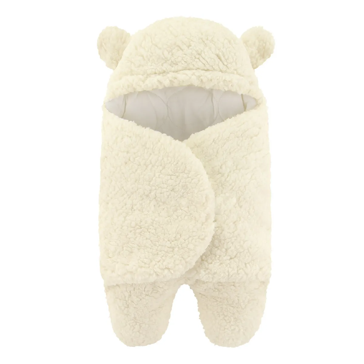 MON PETIT - Manta Bebe Premium Saco Recien Nacido Enterito Suave Osito