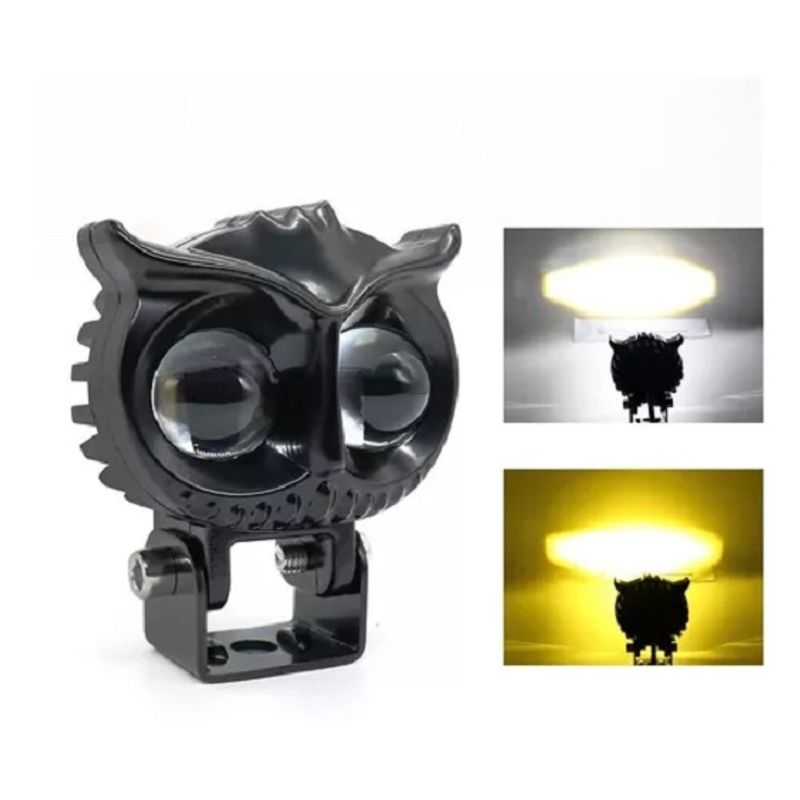 GENERICO - Foco Led Neblinero 50w Bicolor Auto Moto Búho 223512