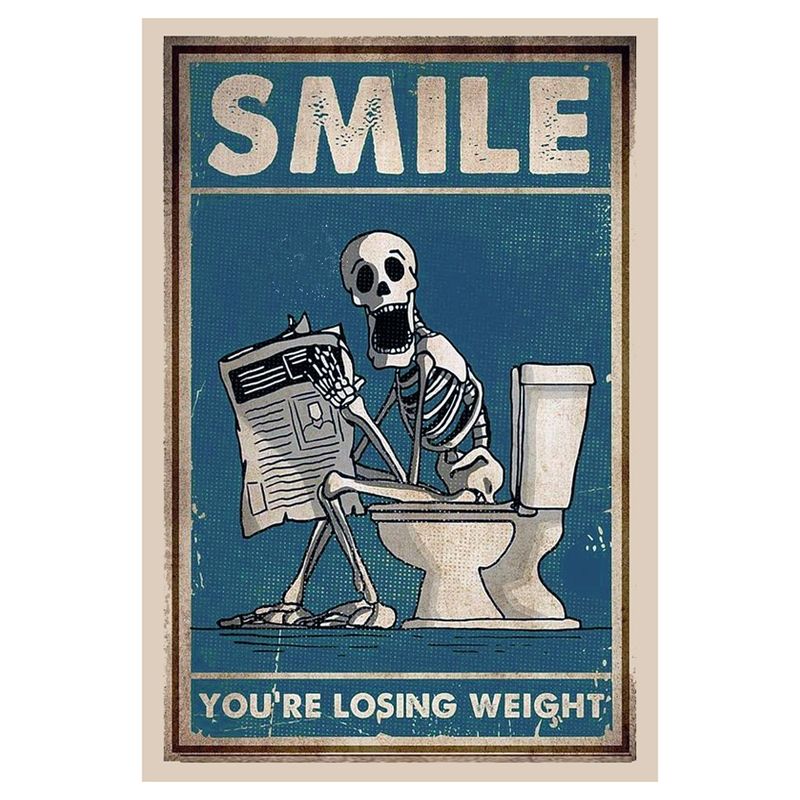GENERICO - AFICHE  SMILE¡¡ YOU`RE LOSING WEIGHT.