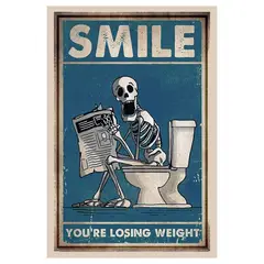 GENERICO - AFICHE SMILE¡¡ YOU`RE LOSING WEIGHT.