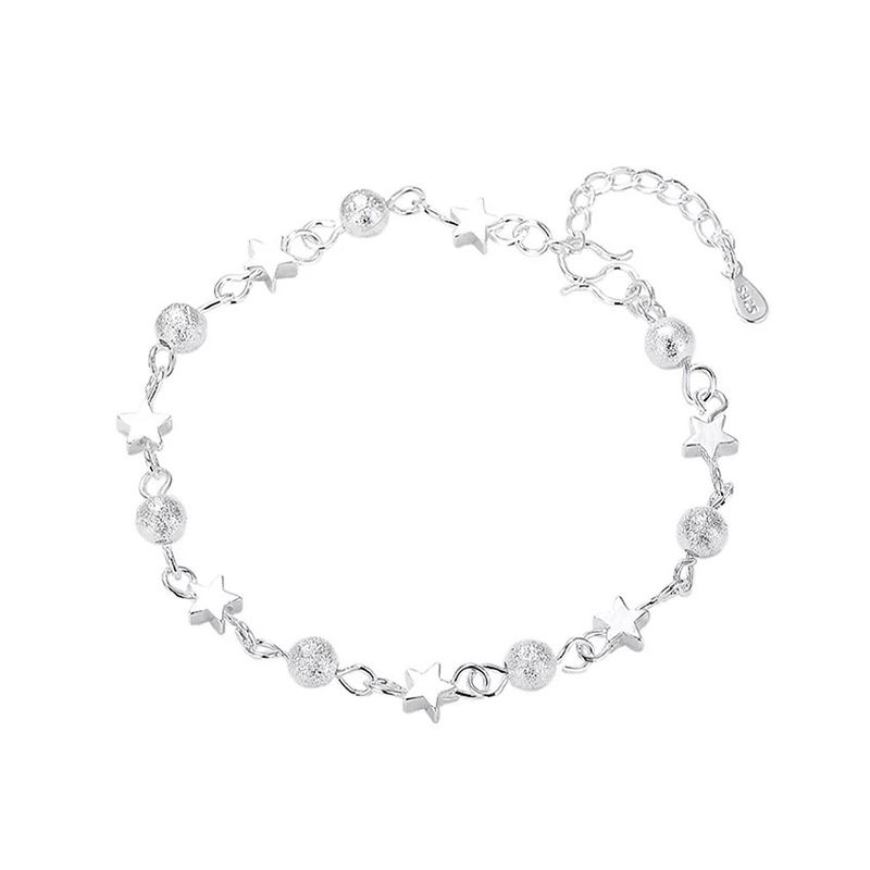 GENERICO - Pulsera Estrellas Plateada