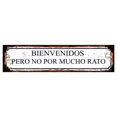 GENERICO - AFICHE BIENVENIDOS PERO NO POR MUCHO RATO