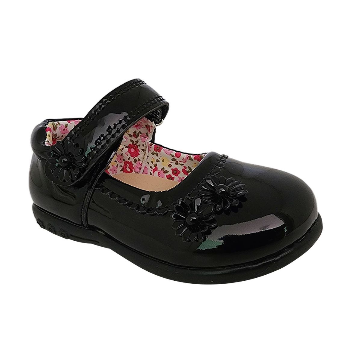 GENERICO - Zapato Para Niña De Charol Casual Formal / Semi Formal Negro 7001 +1
