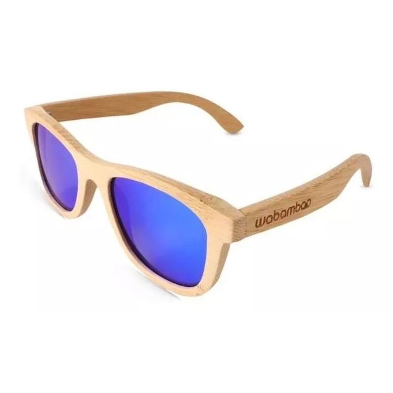 GENERICO - Gafas De Sol Hombre Polarizadas Uv Bambú Ecologícas Wabamboo