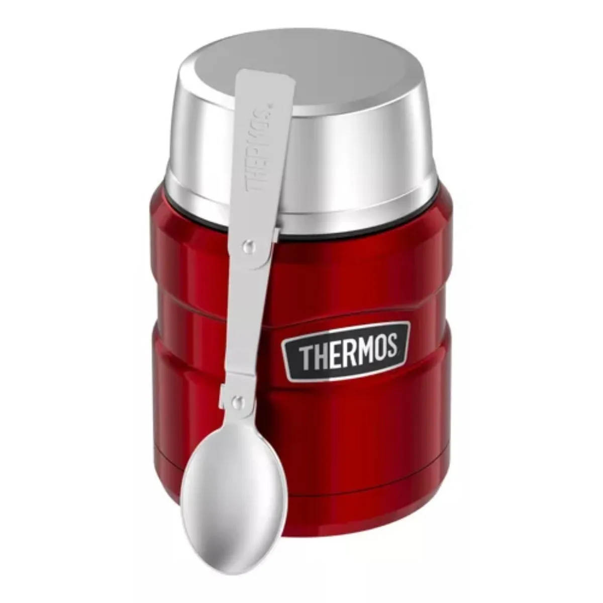 OEM - Termo Comida King Acero Inox 470 Ml - ROJO