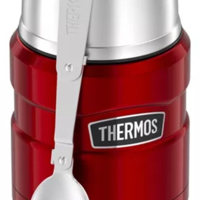OEM - Termo Comida King Acero Inox 470 Ml - ROJO